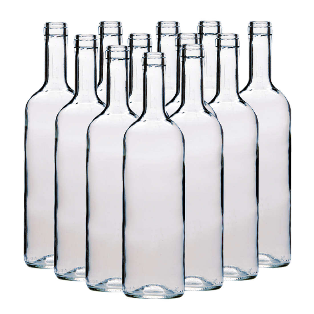 750ml Clear Wine Bottles With Corks Box Of 12 The Homebrew Centre