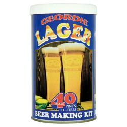 Geordie Lager - 1.5kg - 40 Pint - Single Tin Beer Kit