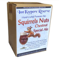 Squirrels Nuts Chestnut Special Ale - 3.6kg - 40 Pint Beer Kit